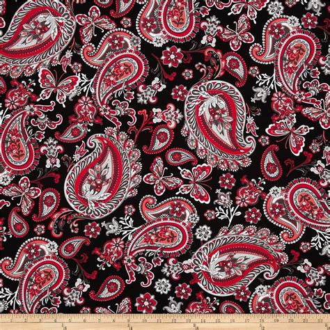 metallic paisley fabric red and black|maroon paisley fabric.